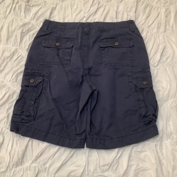 Navy Blue Cargo Shorts - Picture 2 of 2